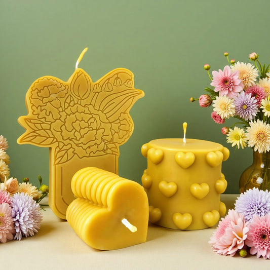 Someone Special Bouquet Beeswax Candle