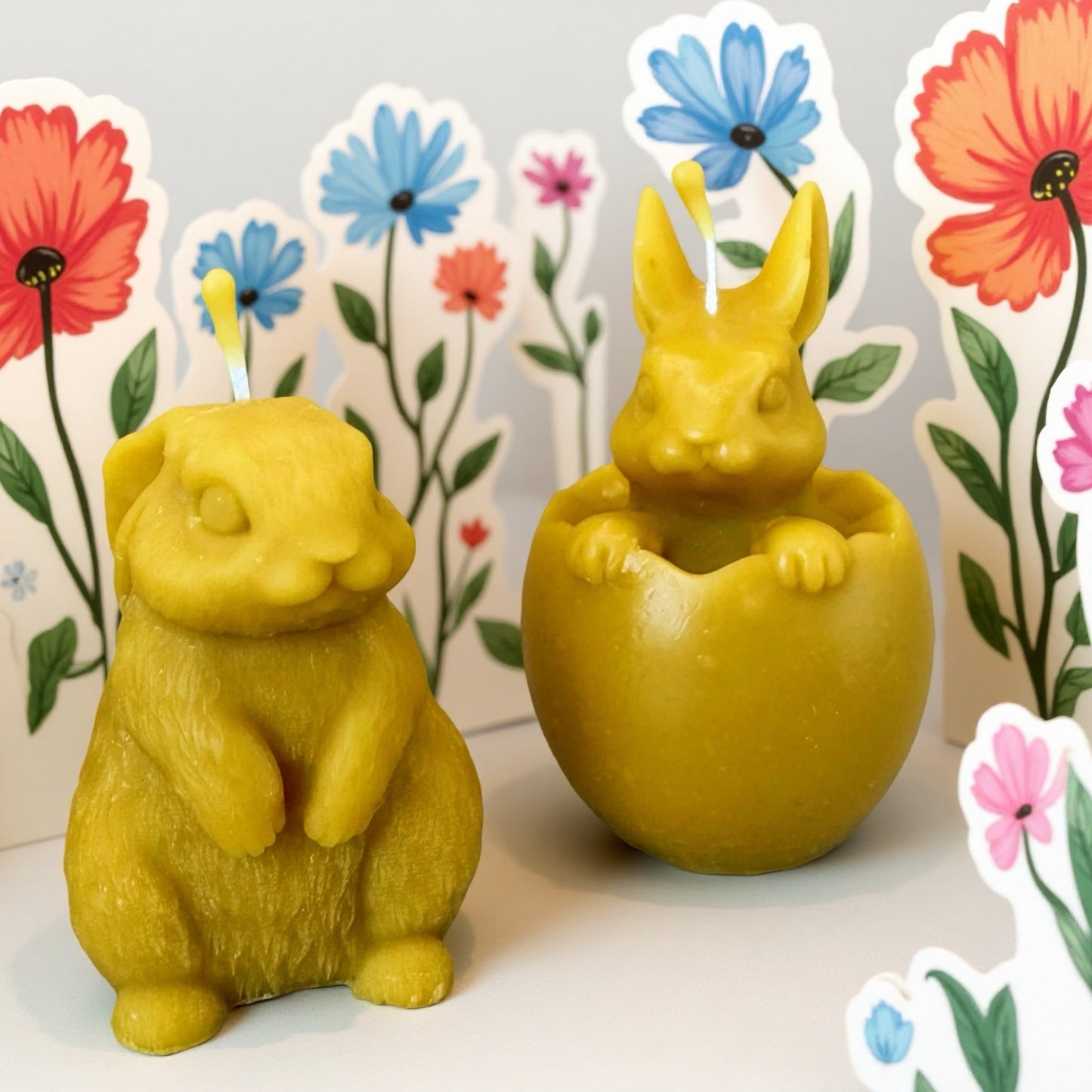 Bunny Beeswax Candle