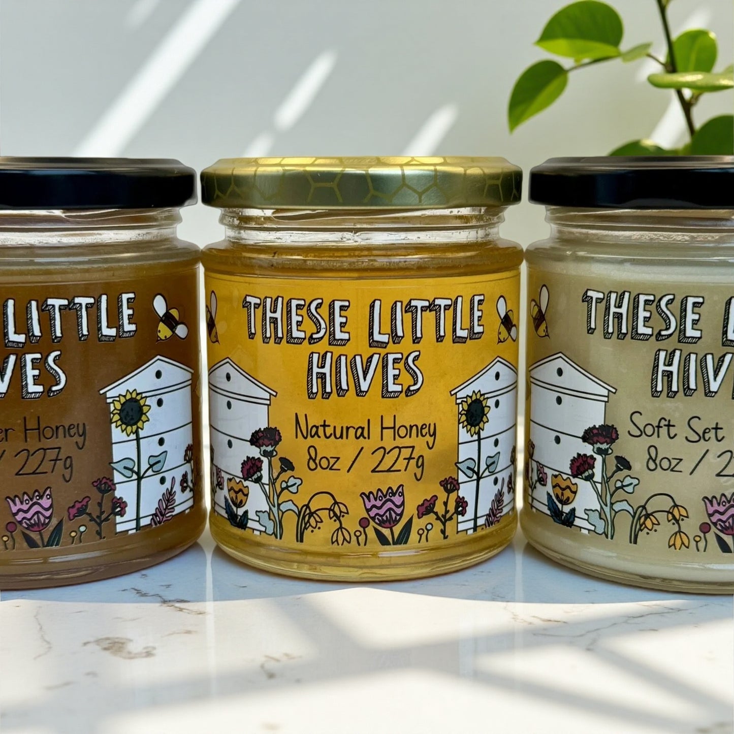 Raw honey from These Little Hives in Northern Ireland