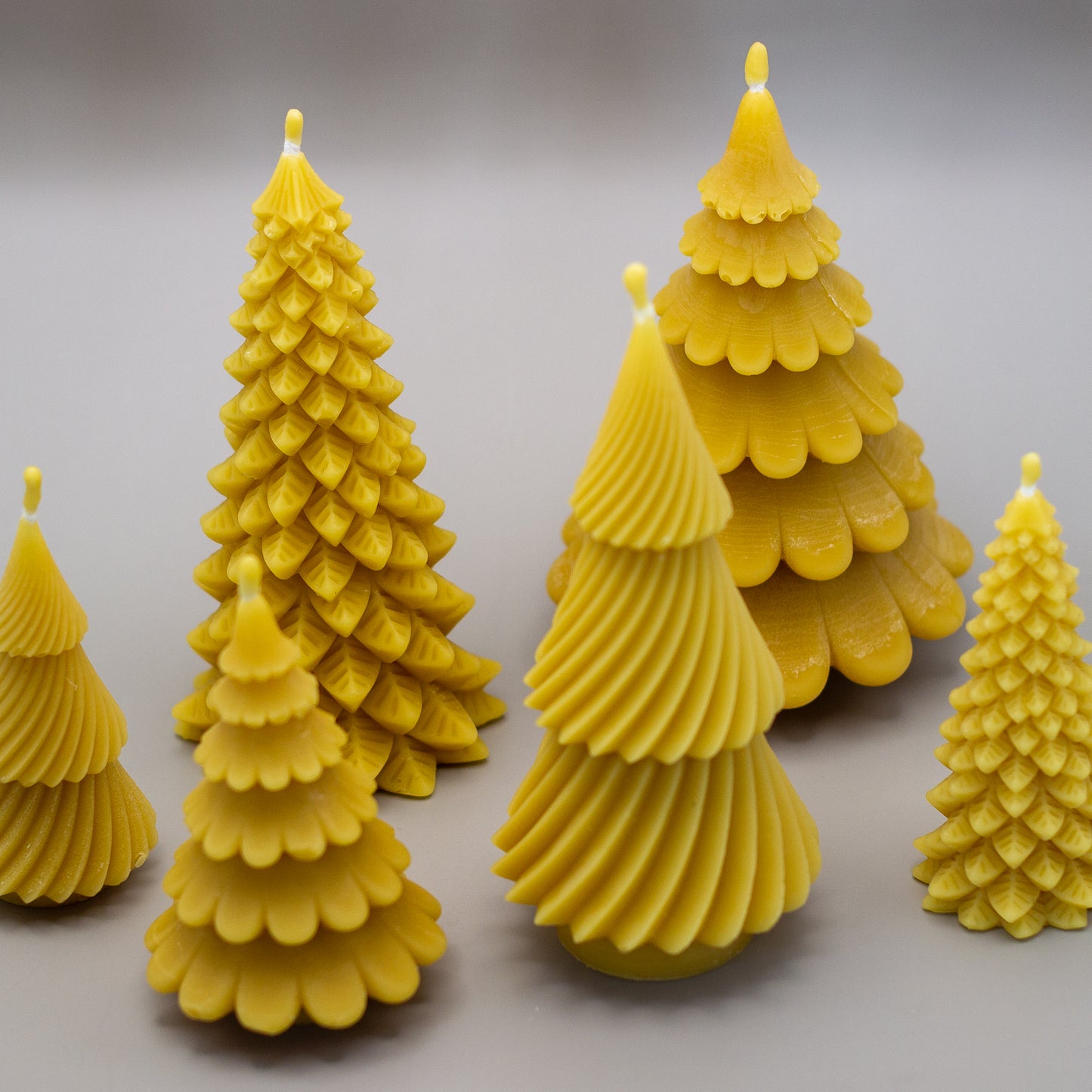 Christmas Tree Beeswax Candle - Pine