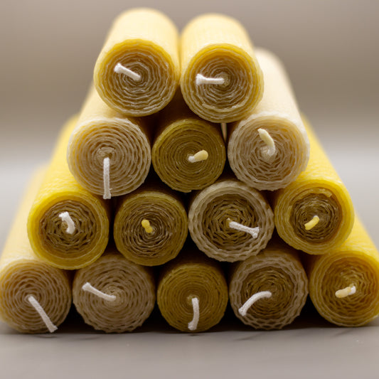 Rolled Beeswax Candle