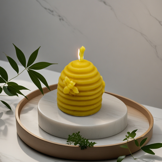 Hand-poured beeswax candles by These Little Hives Northern Ireland