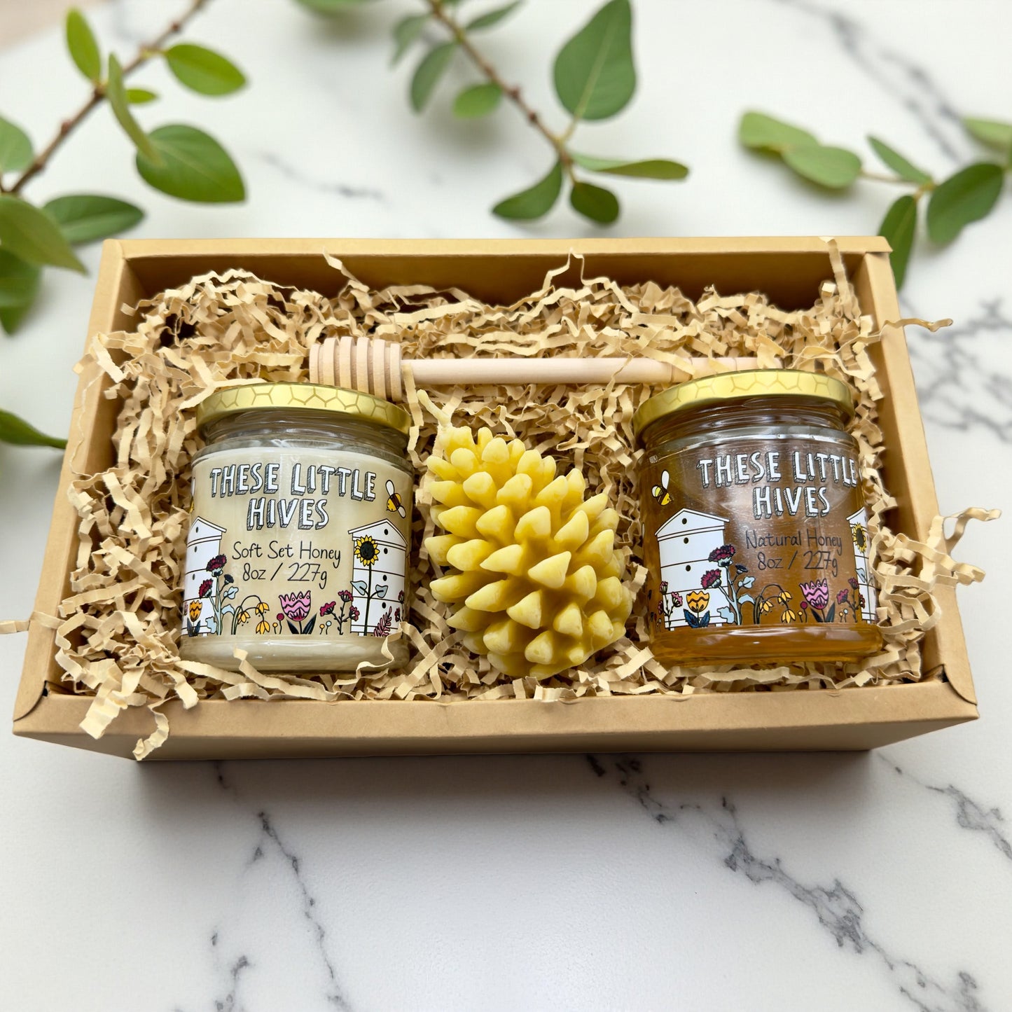 Honey and beeswax candle gift sets by These Little Hives Northern Ireland