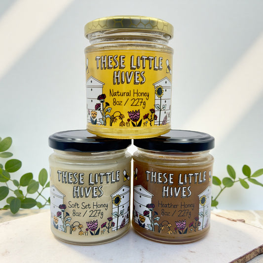 Raw honey from These Little Hives in Northern Ireland