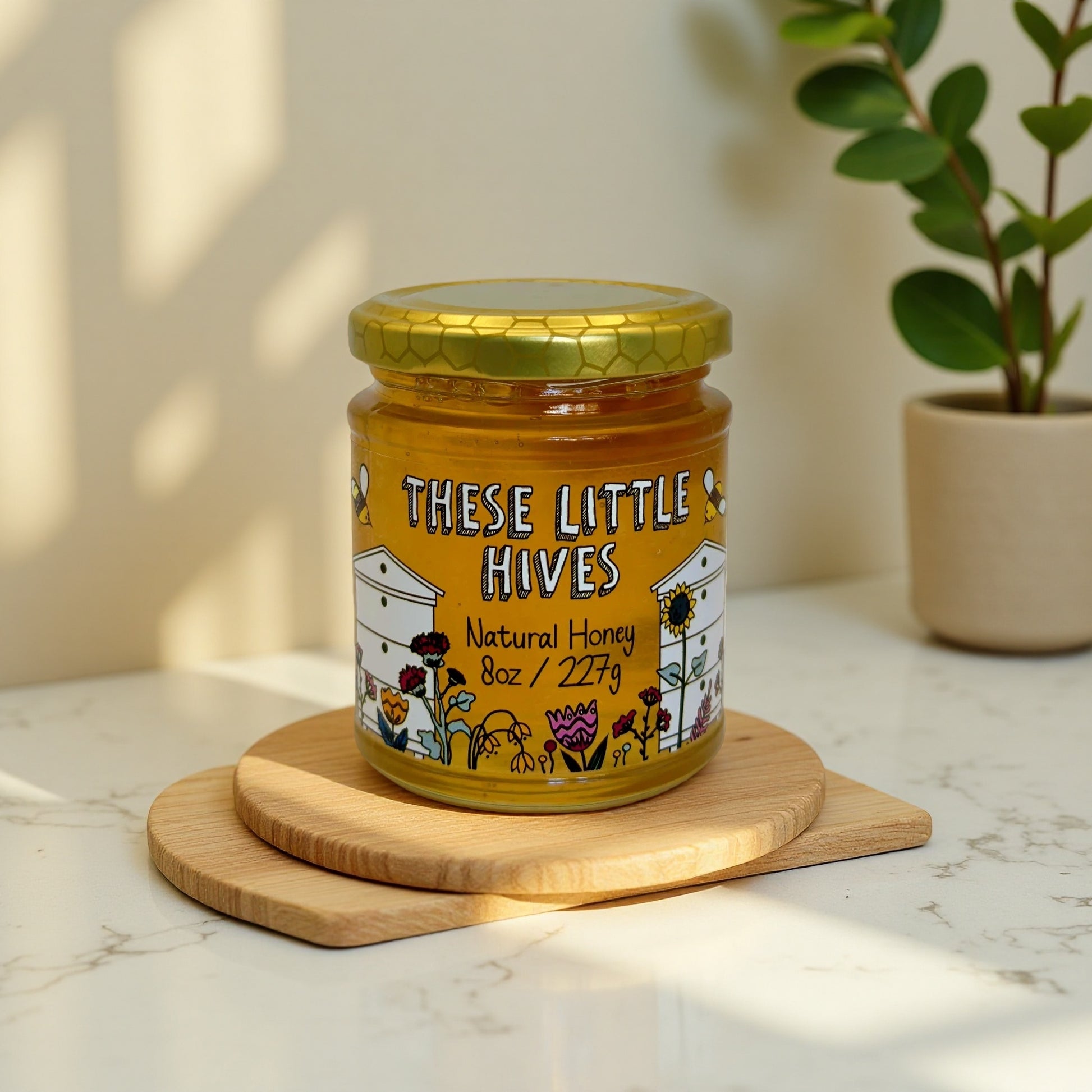 Raw honey from These Little Hives in Northern Ireland