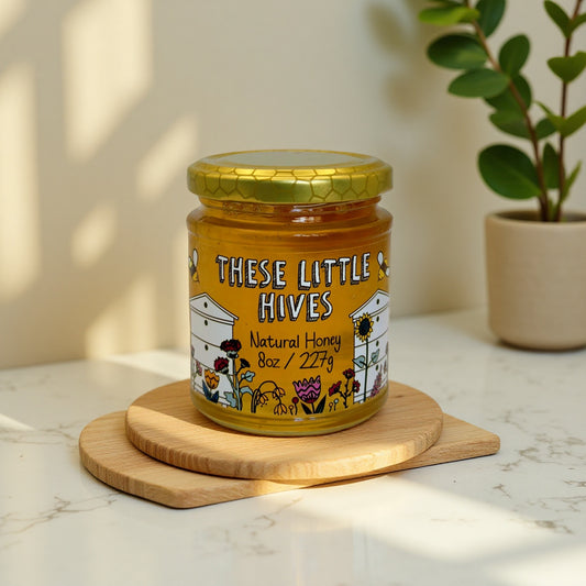 Raw honey from These Little Hives in Northern Ireland