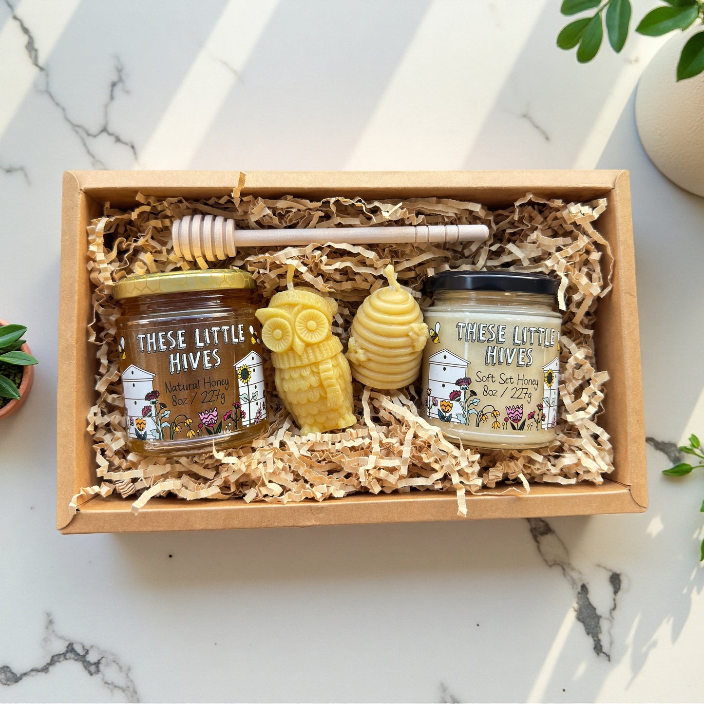 Honey and beeswax candle gift sets by These Little Hives Northern Ireland