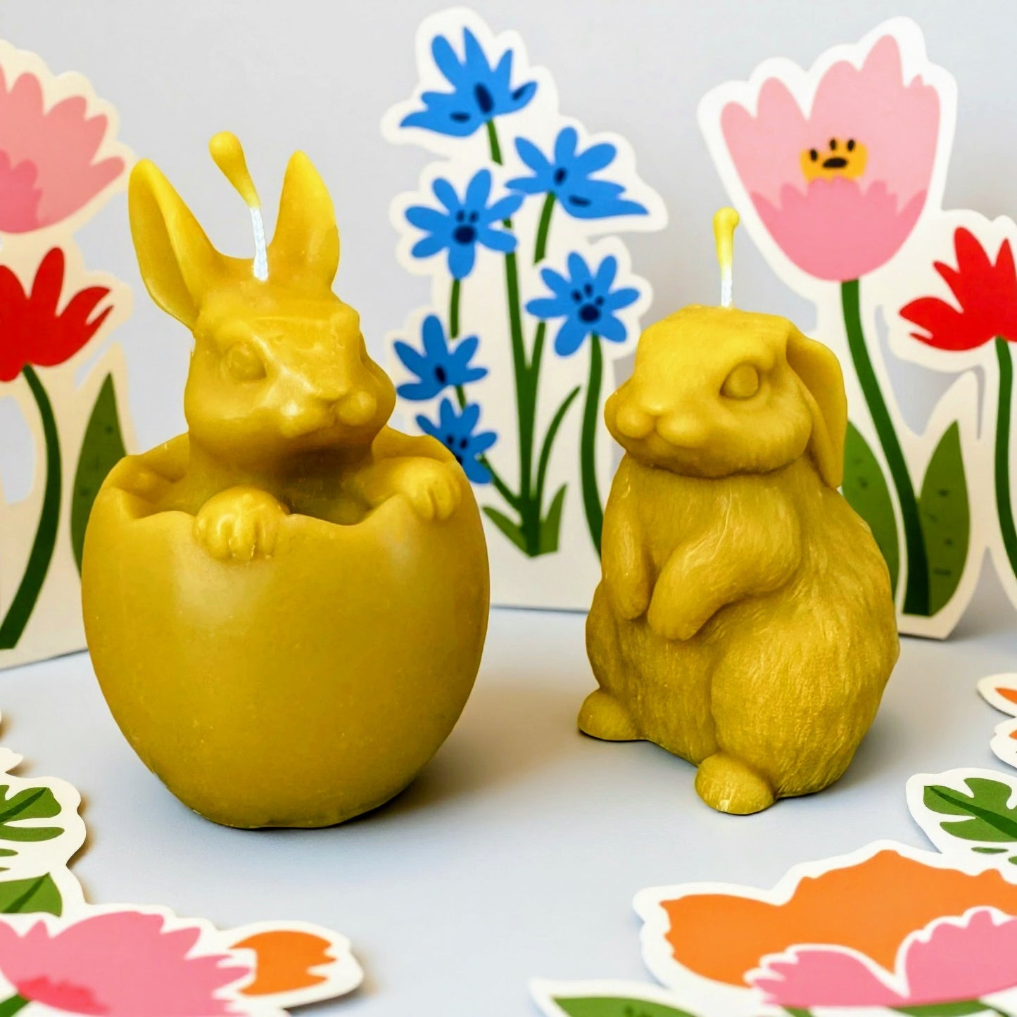 Bunny Beeswax Candle