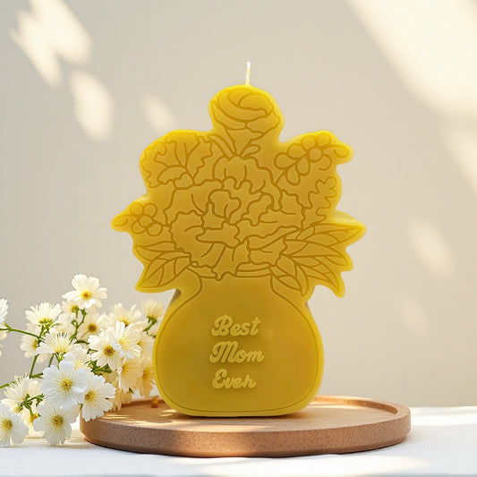 Mother's Day Bouquet Beeswax Candle