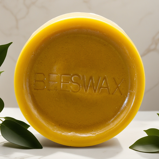 Hand-poured beeswax block by These Little Hives Northern Ireland