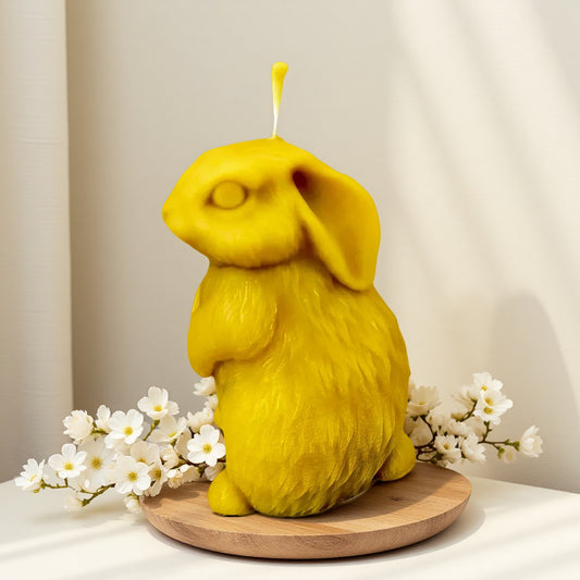 Bunny Beeswax Candle