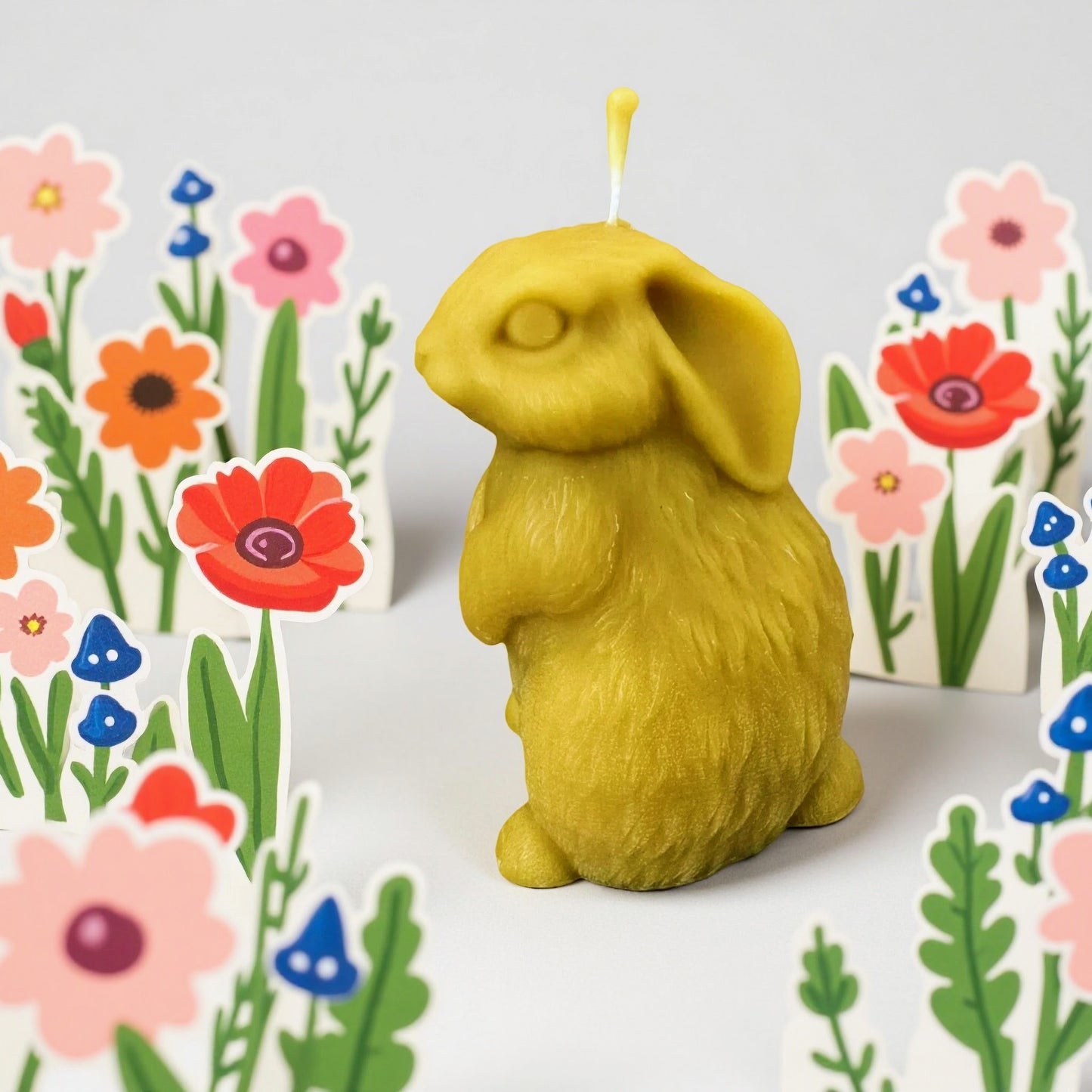 Bunny Beeswax Candle