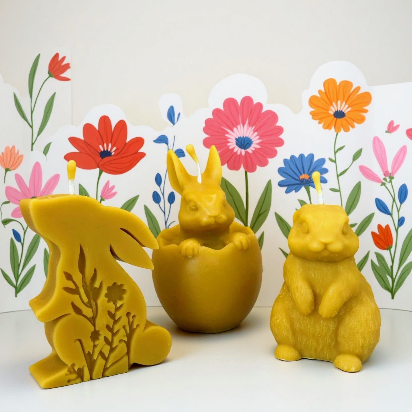 Bunny Beeswax Candle