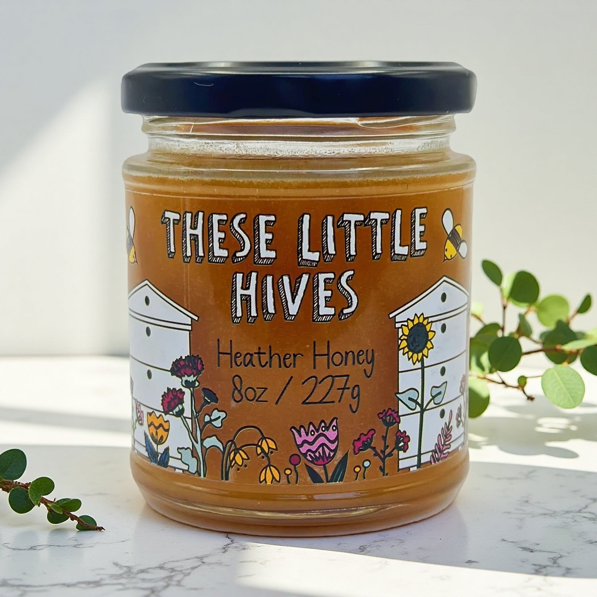 Raw honey from These Little Hives in Northern Ireland