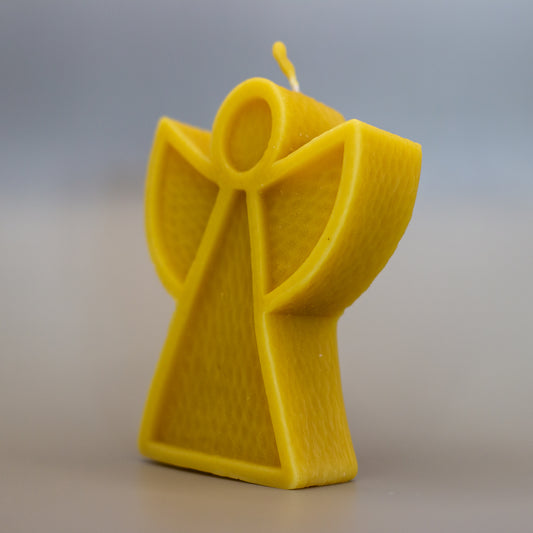 Angel Beeswax Candle