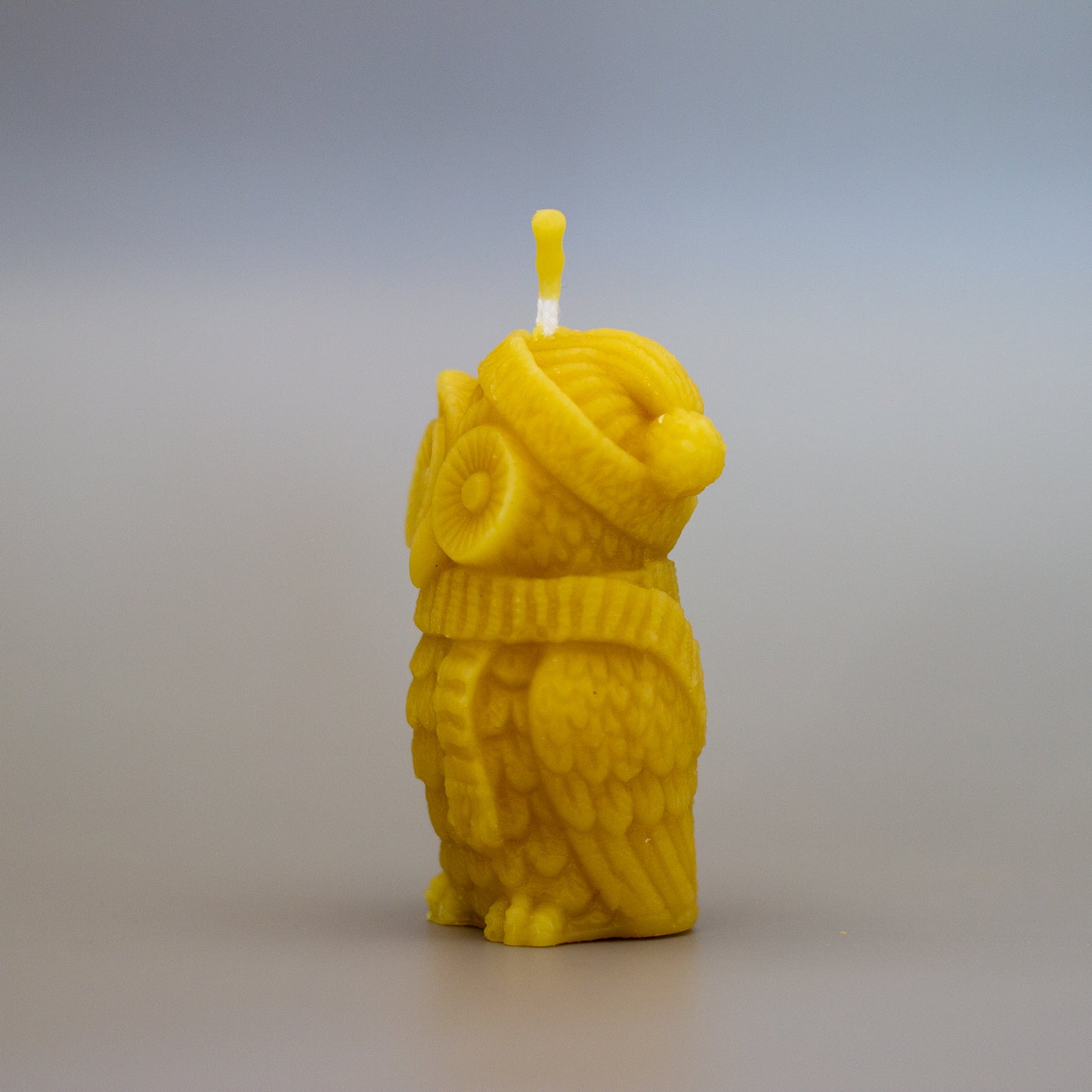 Owl Beeswax Candle