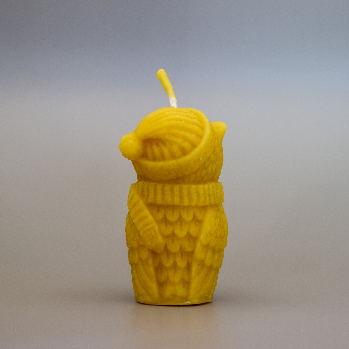Owl Beeswax Candle