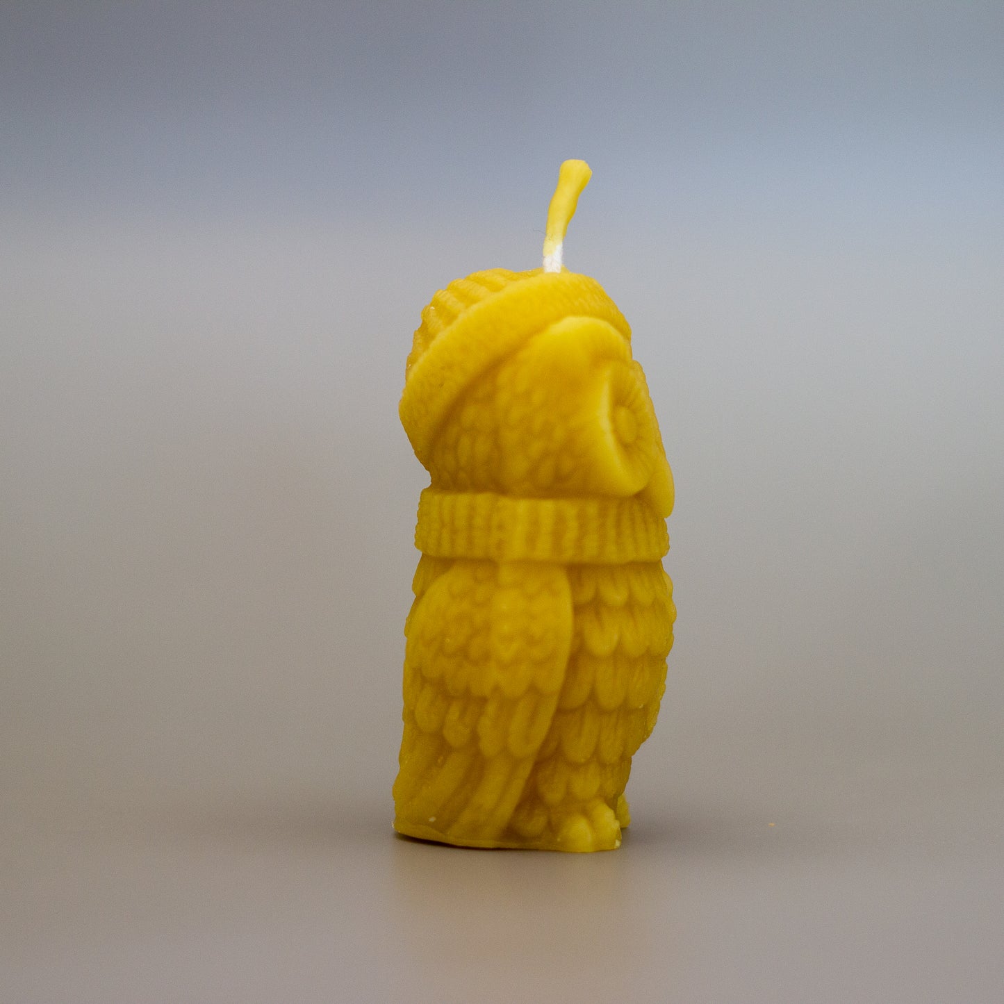 Owl Beeswax Candle