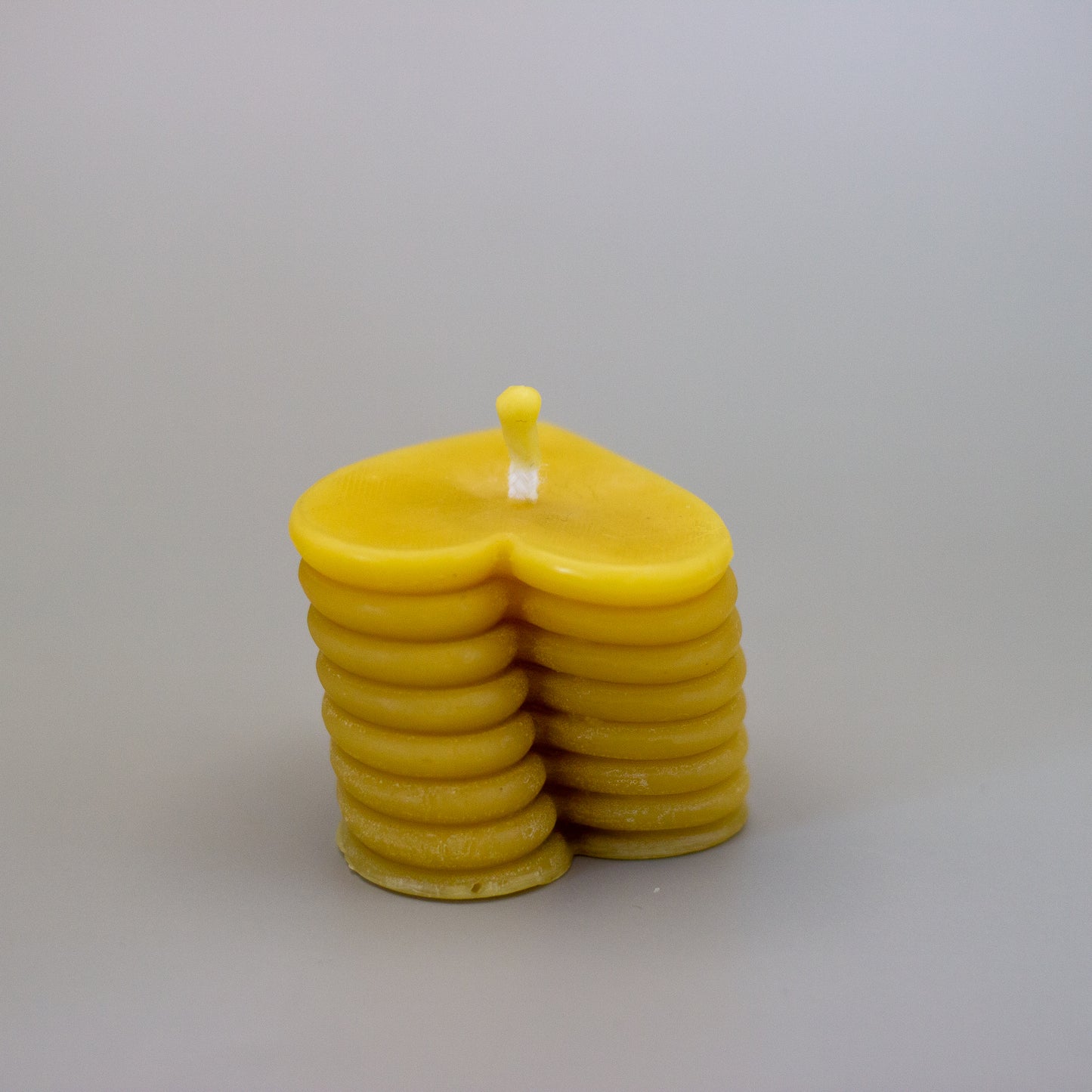 Heart Beeswax Candle