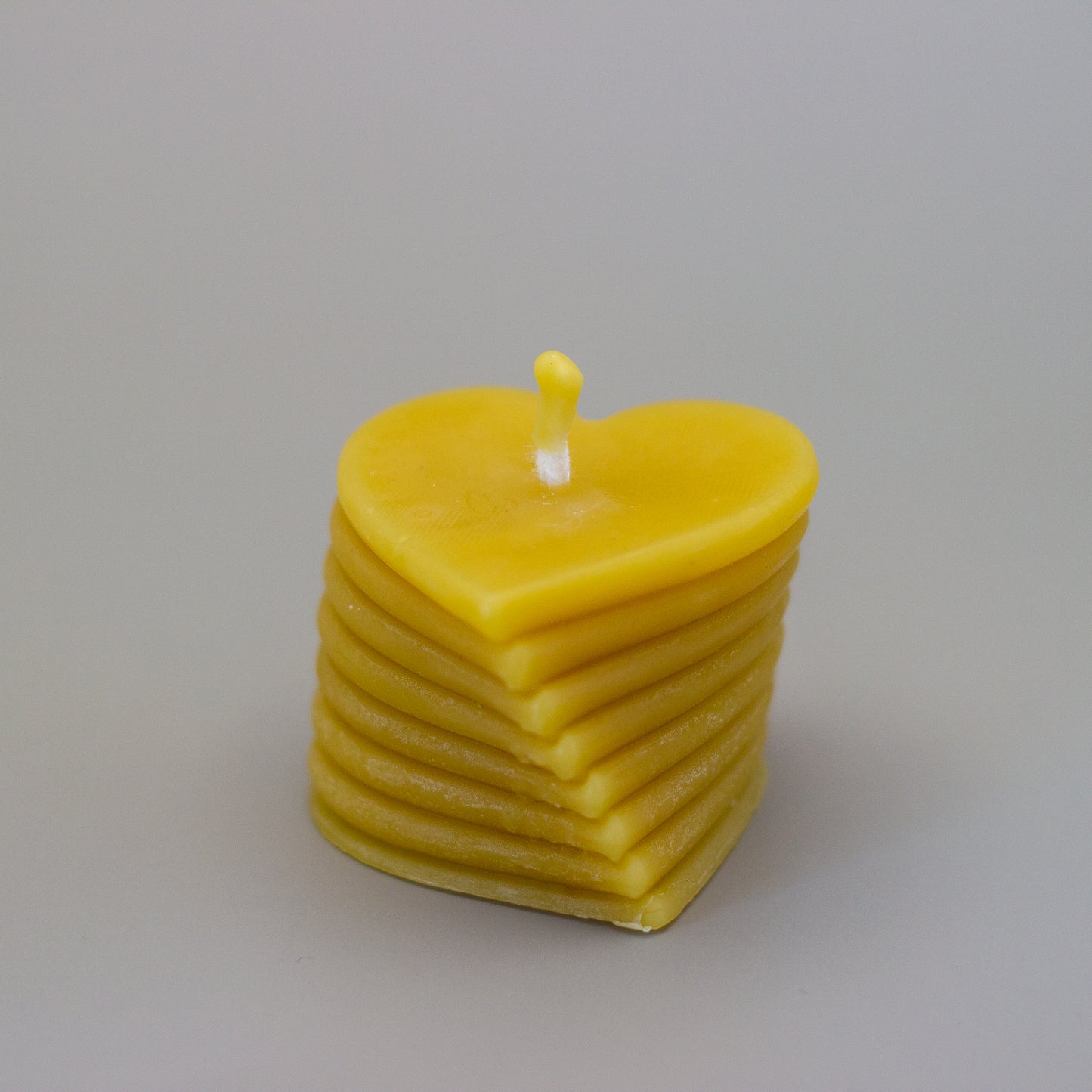 Heart Beeswax Candle