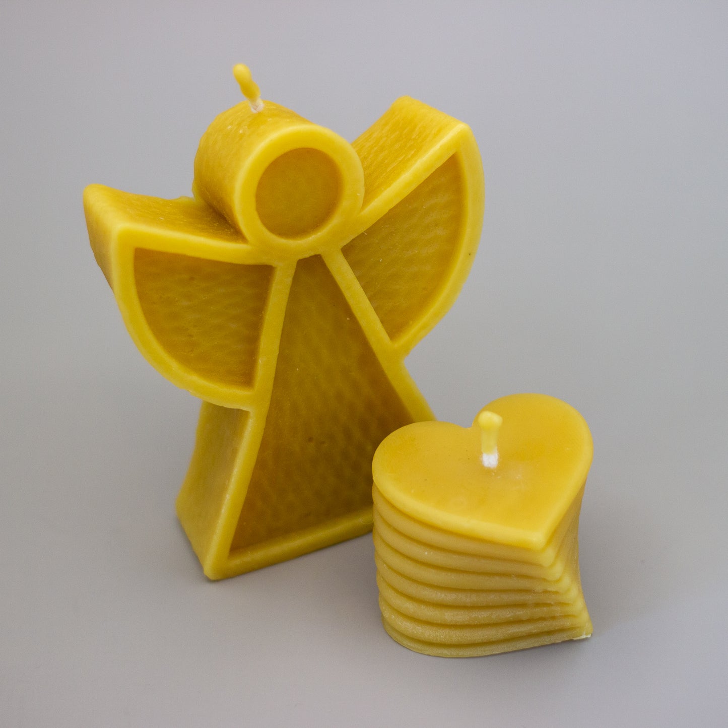 Heart Beeswax Candle