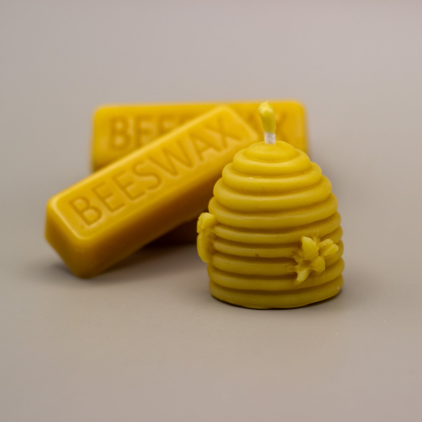 Bee Skep Beeswax Candle