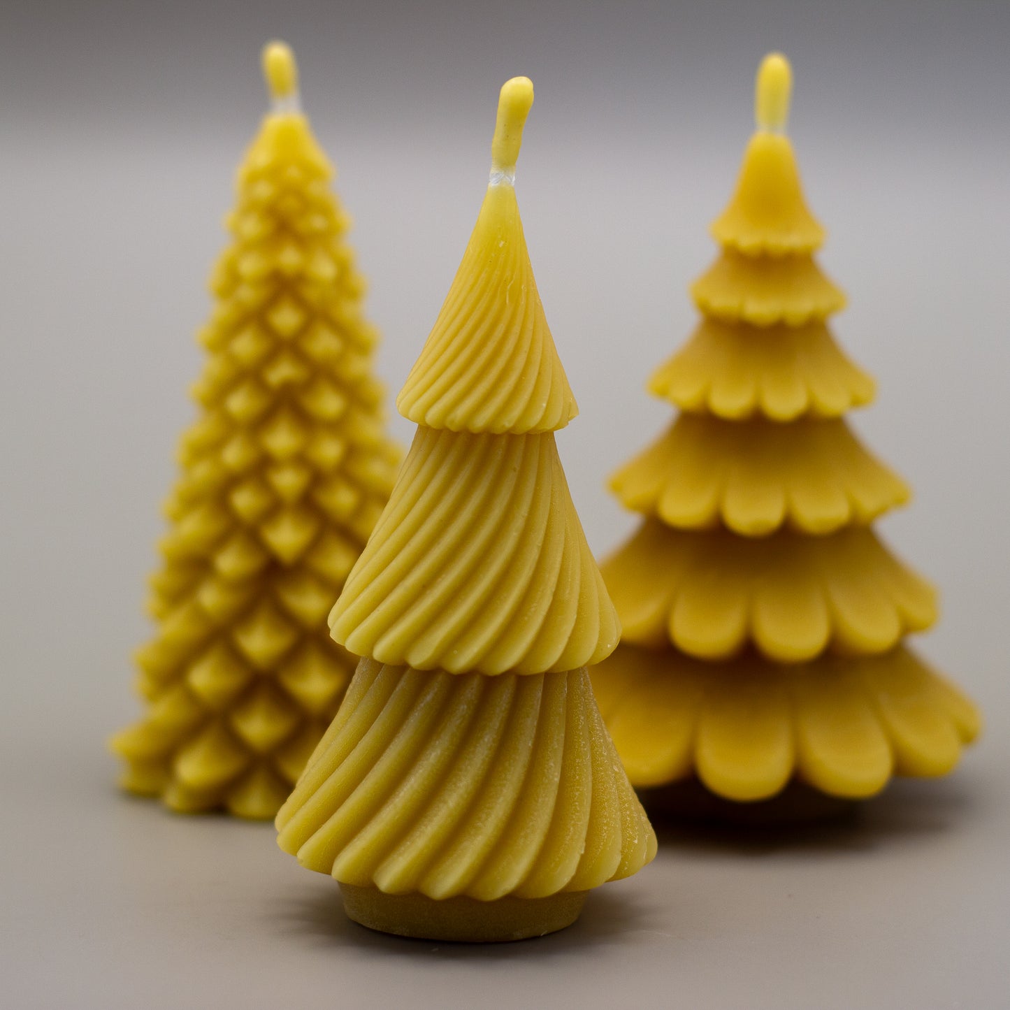 Christmas Tree Beeswax Candle - Evergreen