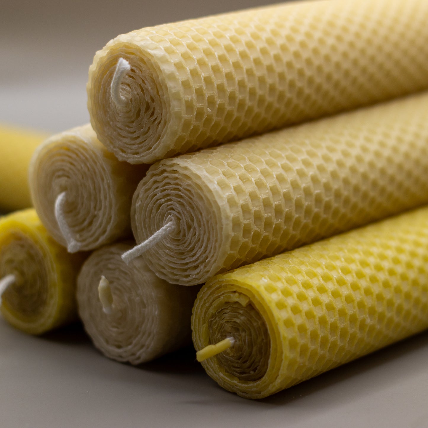 Rolled Beeswax Candle