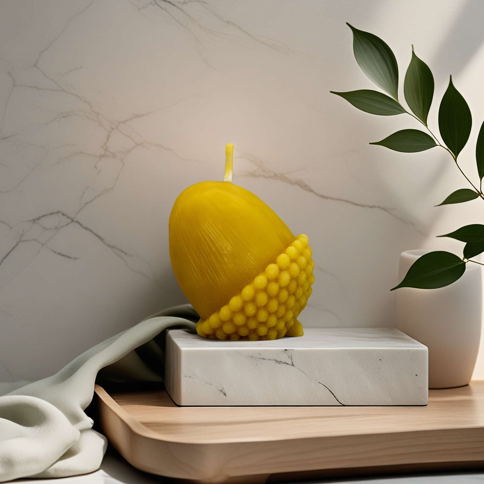 Hand-poured beeswax candles by These Little Hives Northern Ireland