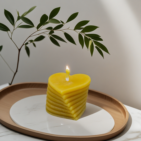 Hand-poured beeswax candles by These Little Hives Northern Ireland