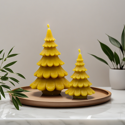 Hand-poured beeswax candles by These Little Hives Northern Ireland