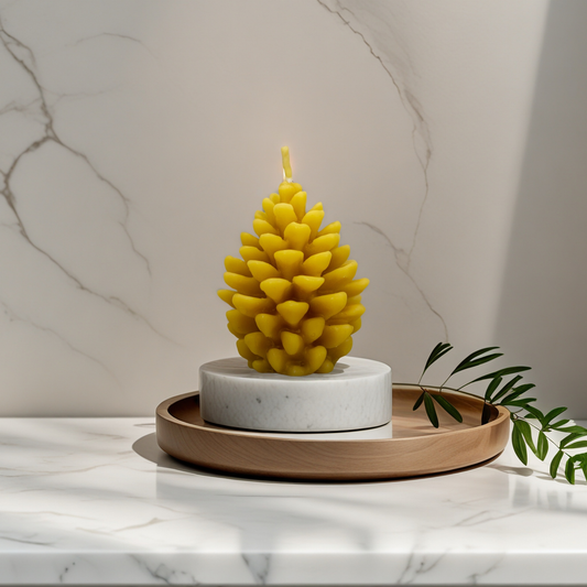 Hand-poured beeswax candles by These Little Hives Northern Ireland