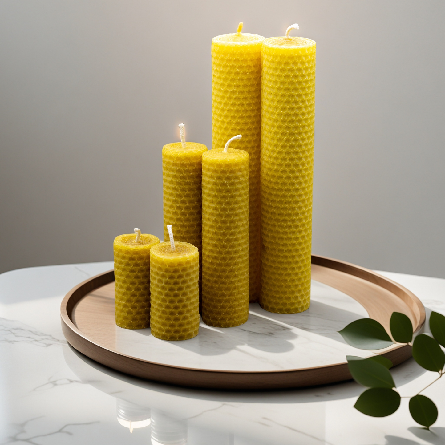 Hand-poured beeswax candles by These Little Hives Northern Ireland