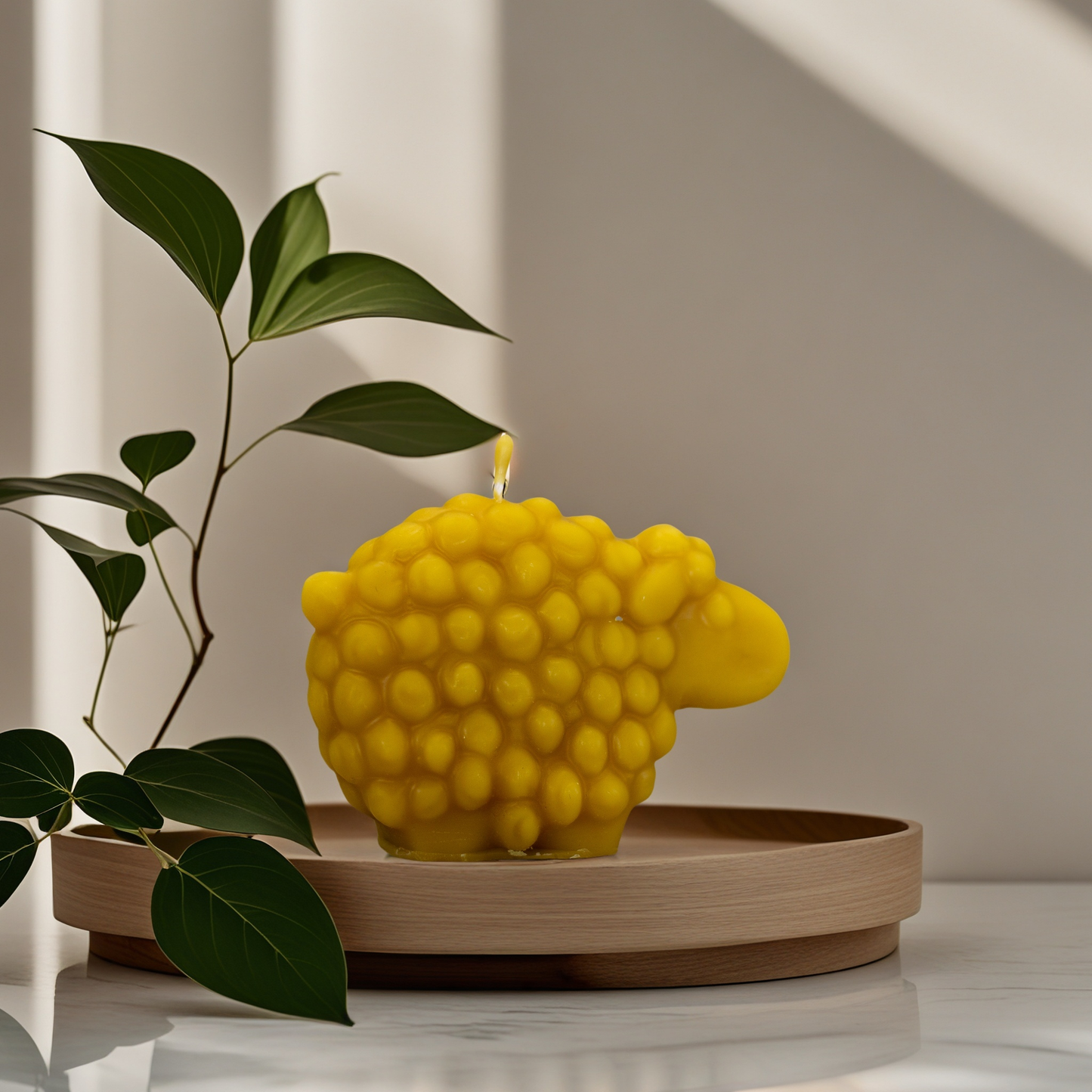 Hand-poured beeswax candles by These Little Hives Northern Ireland